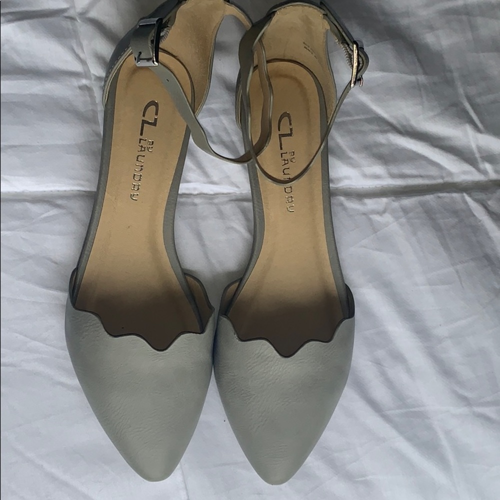 CL Flat with ankle strap